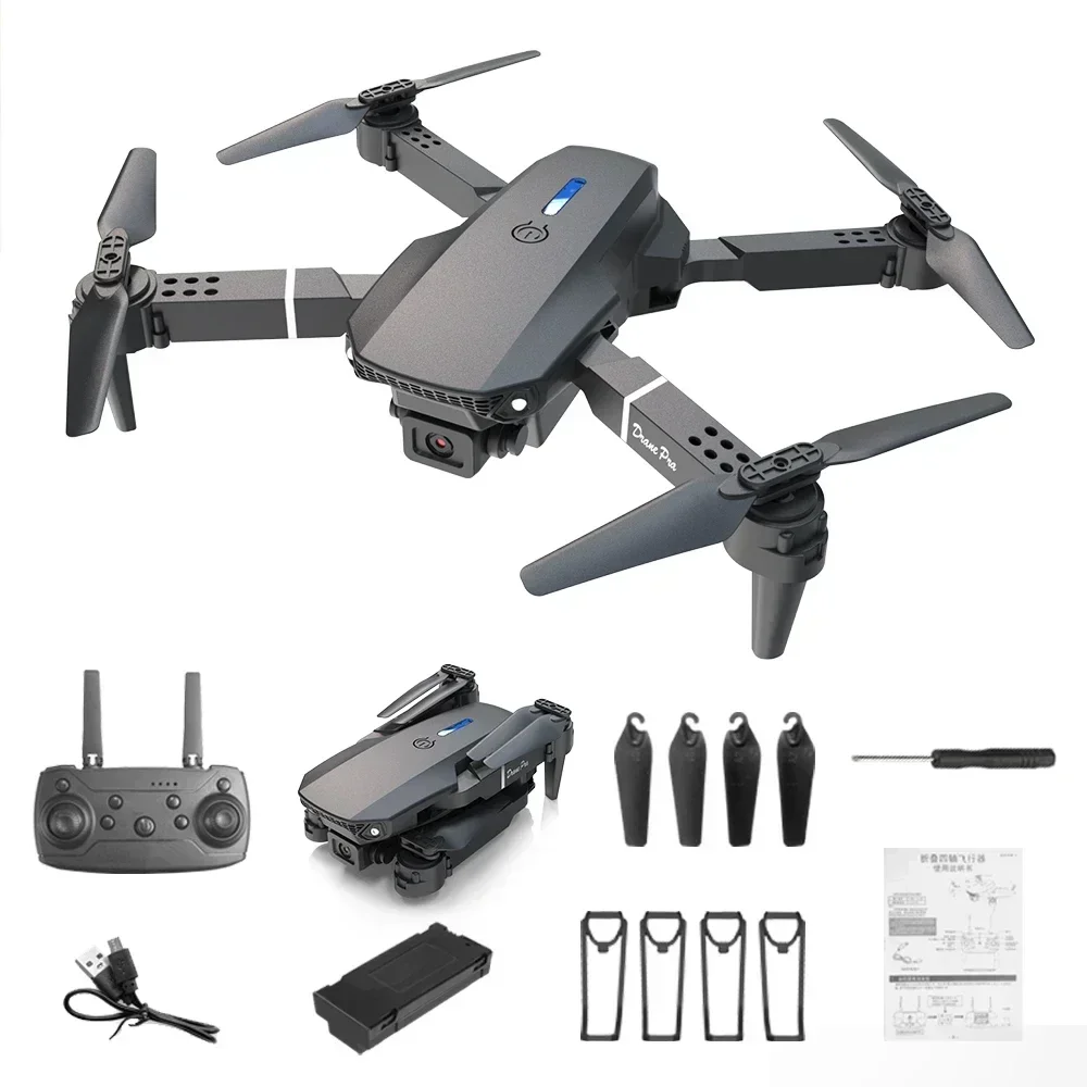 Foldable E88 Mini Drone with 4 - Eachine Drone E58 review and price