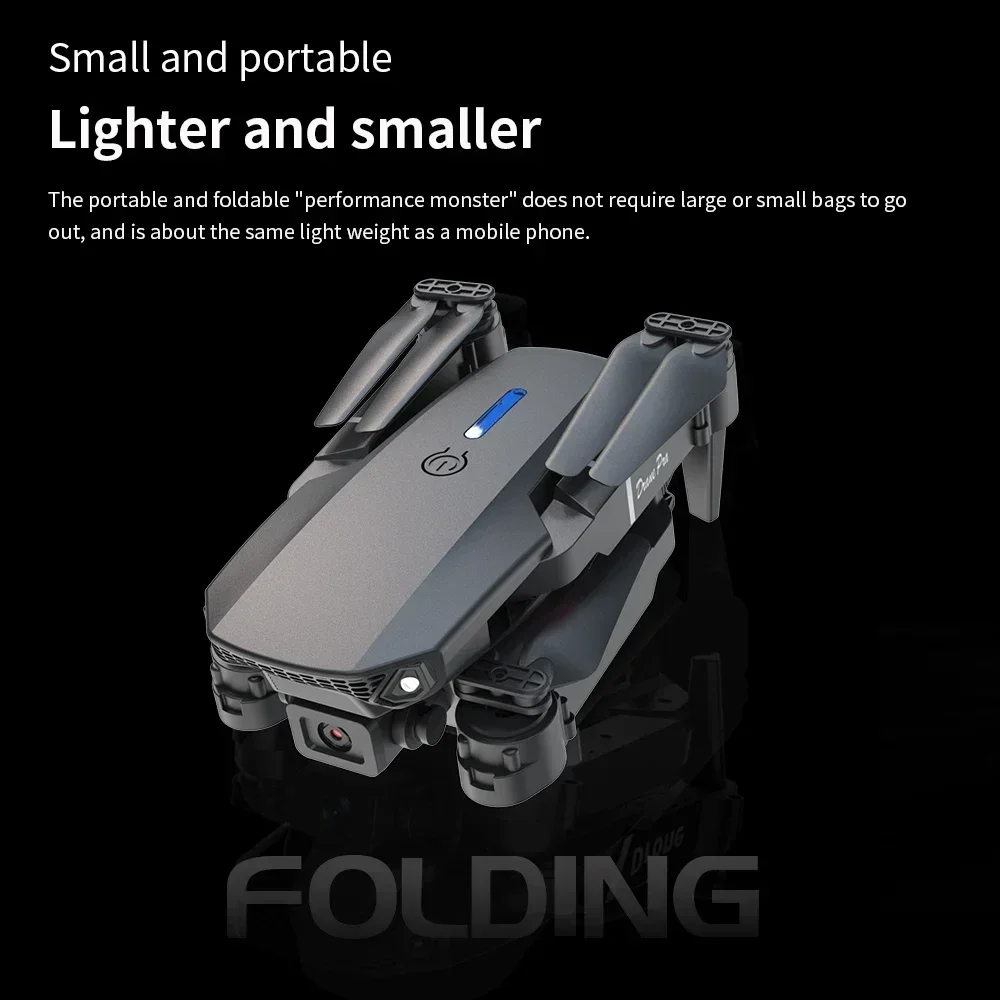 Foldable E88 Mini Drone with 4 - Eachine Drone E58 review and price