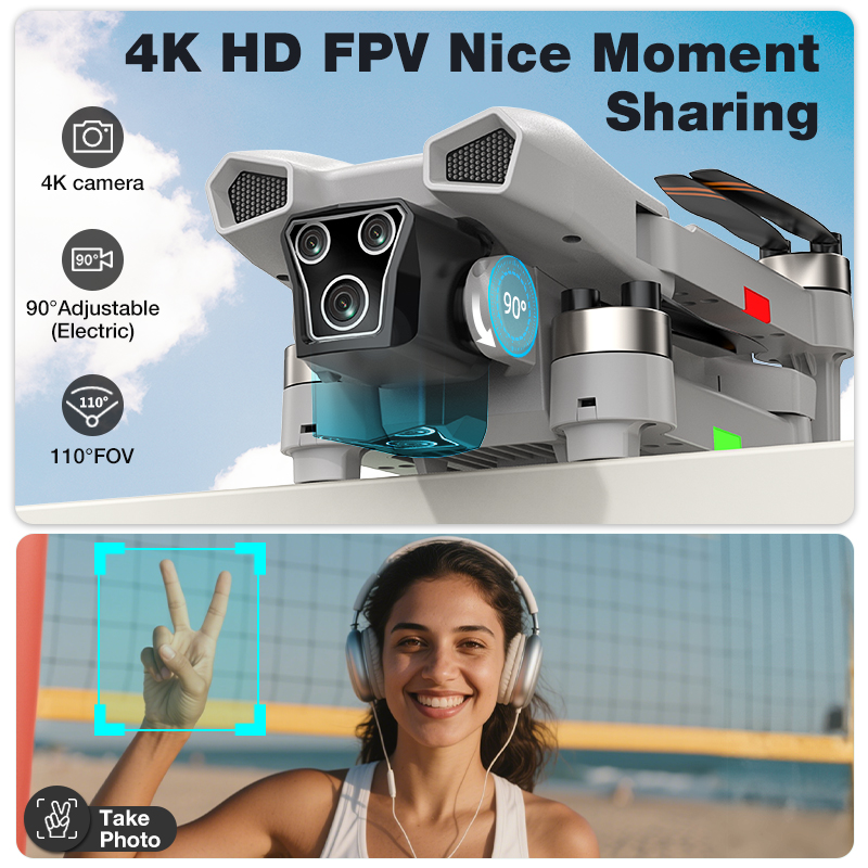New L107 PRO Drone 8k Aerial P - Jjrc Drone X12 review and price