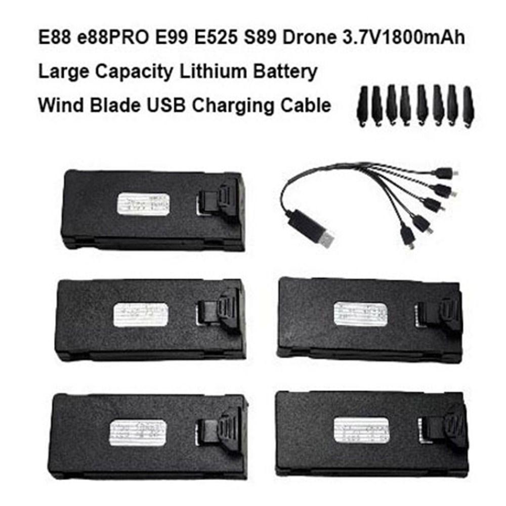 Black Lithium Battery 3.7V1800 - Eachine Drone E010 review and price